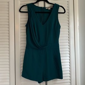 Jade draped romper